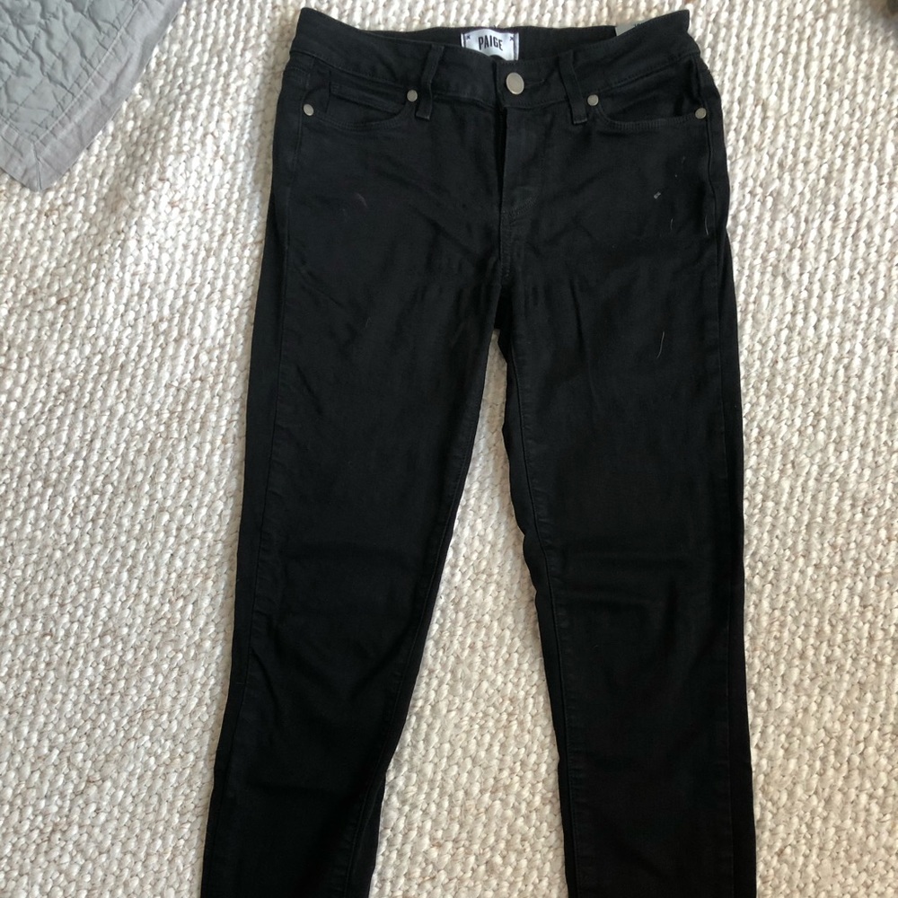 Paige Black Ultra Skinny Jeans (sz 27)
